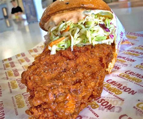 Menu - Best Nashville Hot Chicken In CA By Crimson Coward