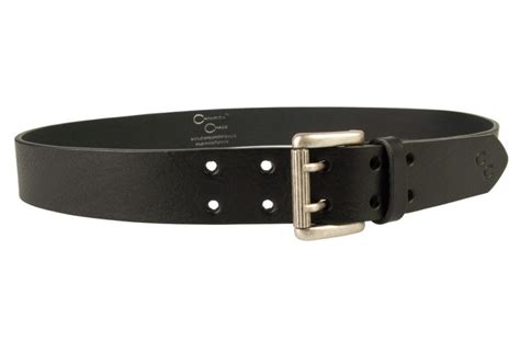 Ladies Black Leather Jeans Belt - Belt Designs