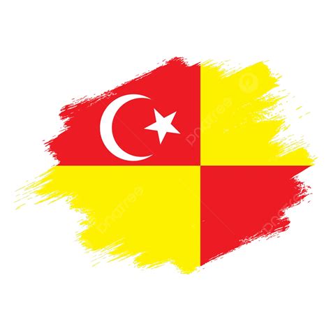 Malaysia State Selangor Vector Flag Design Template, Malaysia State ...