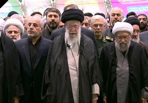 Ayatollah Khamenei Conducts Prayer Service in President Raisi’s Funeral ...