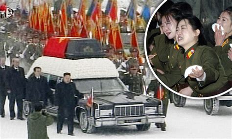 Kim Jong Il funeral: Millions of crying North Koreans line Pyongyang's snow bound streets ...