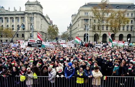 Hungary holds landmark anti-Nazi protest, after far-right lawmaker called to 'screen Jews' as ...