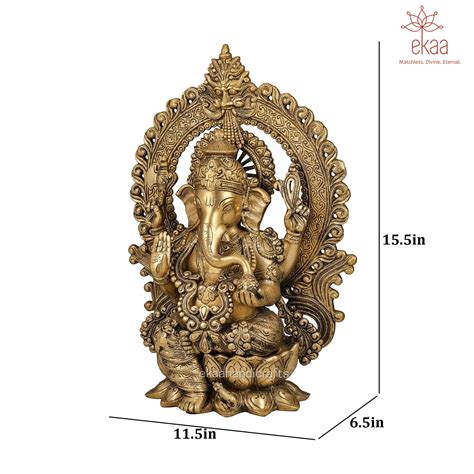 Lakshmi Ganesh Saraswati Statues 37CM Brass Laxmi Ganesh - Etsy