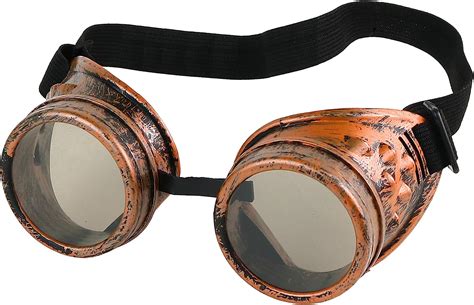 Steampunk Goggles On Head