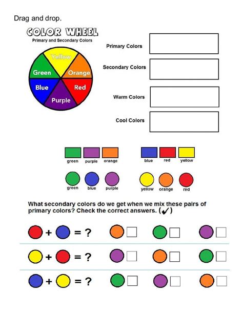 Secondary Colors Worksheets - 15 Worksheets.com - Worksheets Library