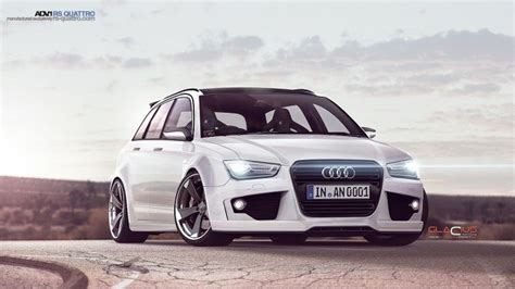 New 2013 Audi RS4 Avant Tuning Rendering Looks Striking - autoevolution