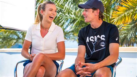 After 'perfect weekend' Katie Boulter, Alex de Minaur unite in 'Tennis Paradise' | ATP Tour ...