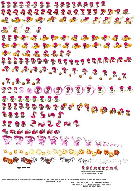 Amy Rose Brawlstudios Pallate Sprites 1 by sonicmechaomega999 on DeviantArt