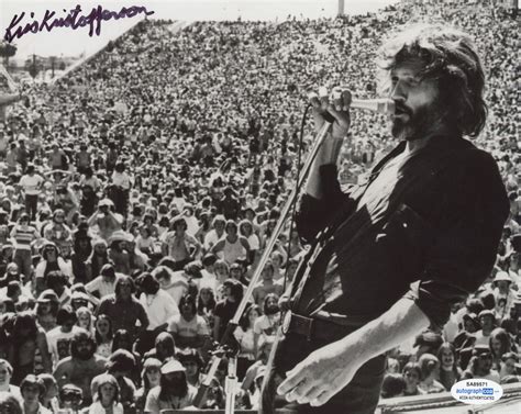 Kris Kristofferson Signed Autograph 8x10 Photo ACOA | Outlaw Hobbies ...