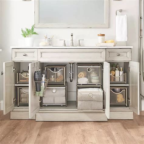 Under The Bathroom Sink Cabinet Organizer - Artcomcrea