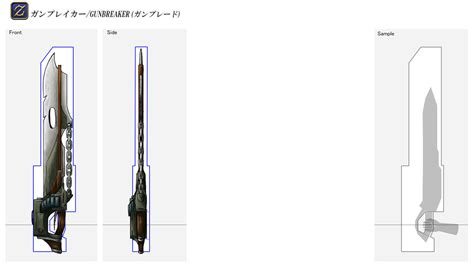 FFXIV Weapon Design Contest - Gunbreaker by Dusk-Ealain on DeviantArt