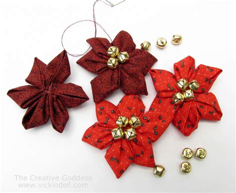 Kanzashi Flower Maker Poinsettias for Christmas Crafts