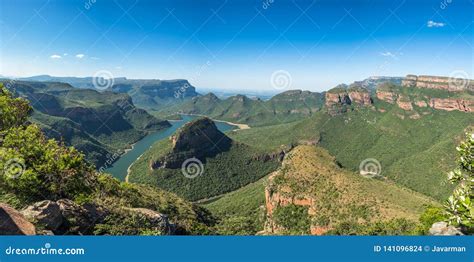 Blyde River Canyon from the Three Rondavels Viewpoint, Mpumalanga ...