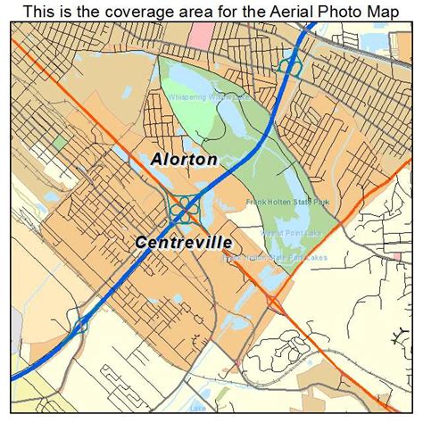 Aerial Photography Map of Centreville, IL Illinois