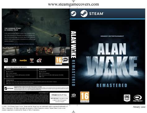 Steam Game Covers: Alan Wake Box Art