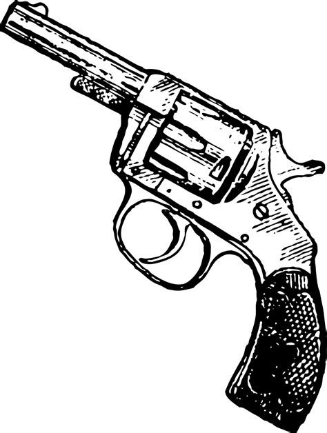 Download Gun, Revolver, Pistol. Royalty-Free Vector Graphic - Pixabay