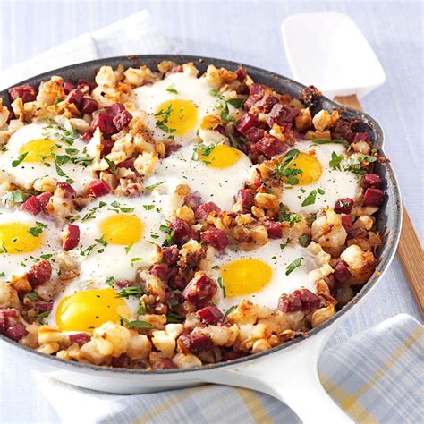 Corned Beef Hash and Eggs Recipe: How to Make It | Taste of Home