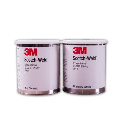 EC-2216 B/A GRAY QUART KIT - White/Gray Structural Adhesive from 3M by ...