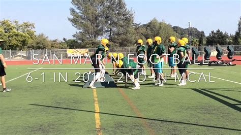 San Marin football team prepares for 2017 season #MarinFootball - YouTube