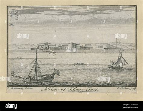 View of Tilbury Fort, by Armstrong engraved by Toms. Map information ...