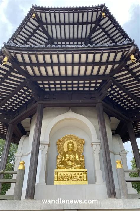 The London Peace Pagoda in Battersea Park, London