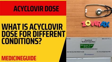 What is Acyclovir dose for different conditions?#acyclovirdose#acyclovirmechanismofaction# ...