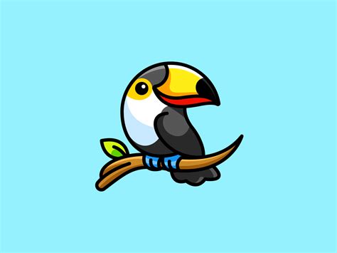 Toucan | Illustration character design, Cute birds, Cute cartoon animals