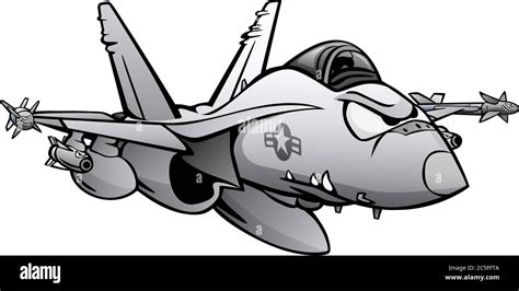 Cartoon Fighter Jet