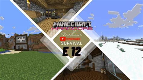 Minecraft survival challenge for 4 hours what I'll BUILD - eleventh of 12 - YouTube