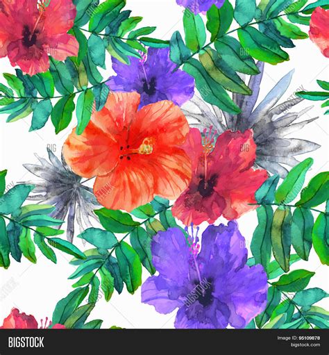 Floral Texture Vector & Photo (Free Trial) | Bigstock