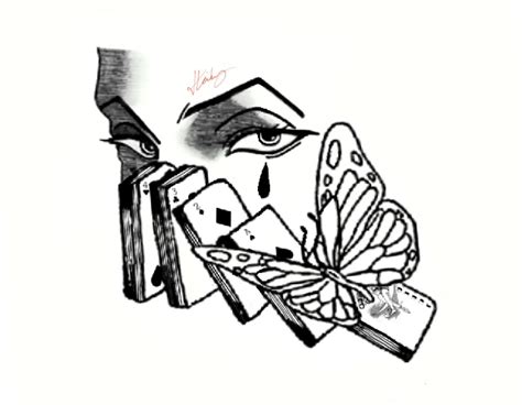 hisoka tattoo | Tattoo signs, Card tattoo, Small tattoos