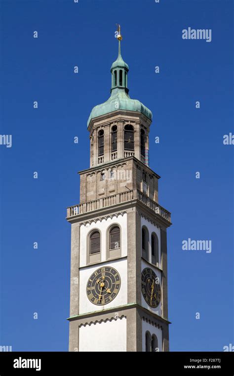 Perlach Tower, Augsburg, Bavaria, Germany Stock Photo - Alamy