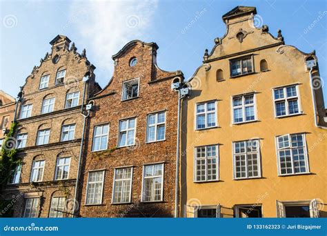 Facades of Old European Buildings Stock Image - Image of architecture ...