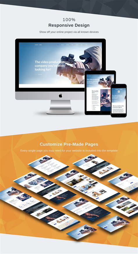 Video Production Company Website Template for Studio - MotoCMS