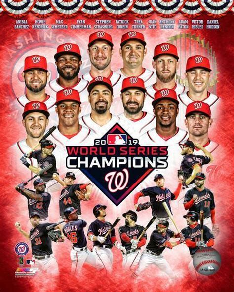 Washington Nationals 2019 World Series Champions Team Celebration 8x10 Photo | eBay