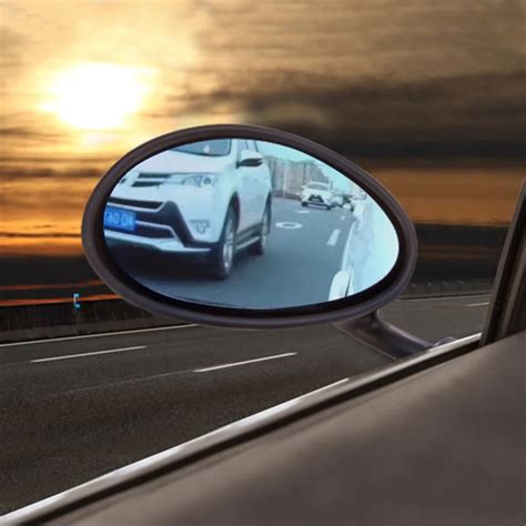 Wide Angle Rearview Adjustable Side Mirrors,Frameless Sway Rotate Wide ...