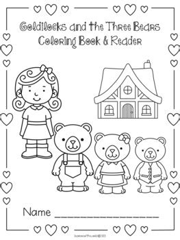 Goldilocks and the Three Bears Coloring Worksheets & Reader | TPT