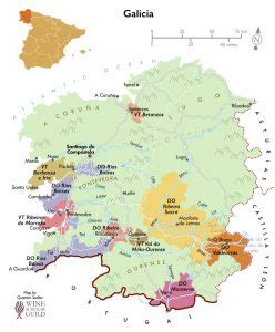 Wine maps of rias baixas - flowerdop