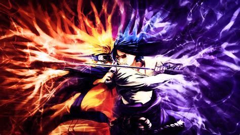 Naruto vs Sasuke Wallpaper by MajorasKeyblade on DeviantArt