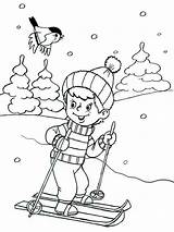 Winter Coloring Pages – Printable FREE sketch template
