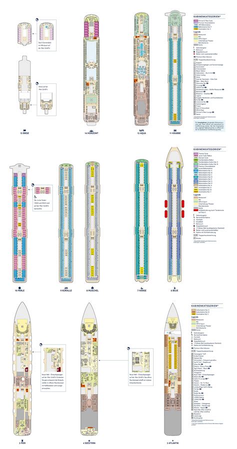 Deckplan - Decks & Infos - Mein Schiff 5