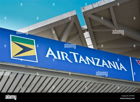 Air tanzania sign logo airport hi-res stock photography and images - Alamy