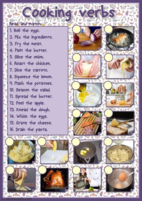 List Of Cooking Terms