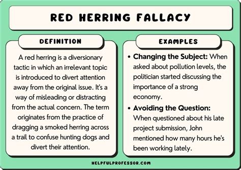 15 Red Herring Fallacy Examples (2024)