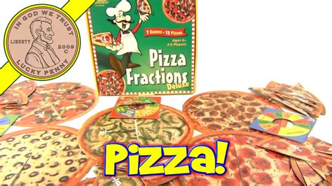 The Game Pizza Fractions Deluxe Math Learning Game, by Learning Resources - YouTube