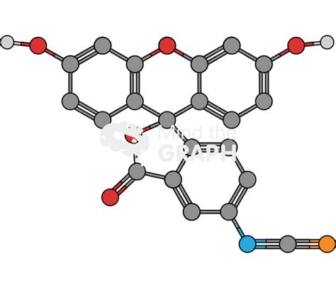 Fluorescein isothiocyanate molecule