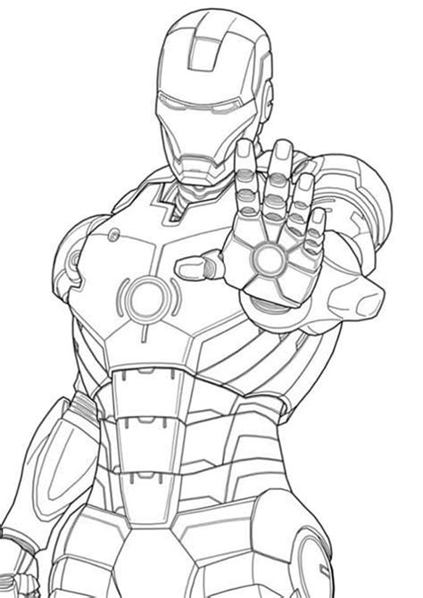 Iron Man Coloring Pages - Free & Easy to Print