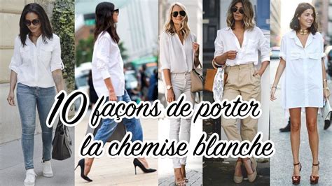 comment porter une chemise blanche oversize femme | Dresses Images 2022