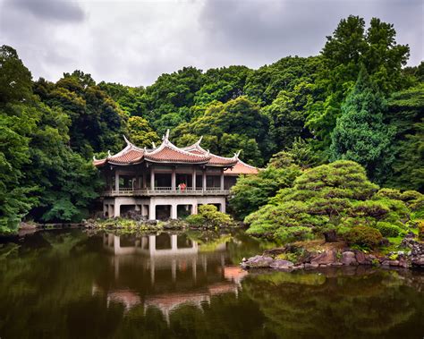 Taiwan Pavilion, Shinjuku Gyoen National Garden, Tokyo, Japan | Anshar Images