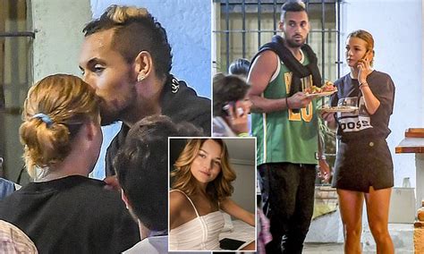 Tennis bad boy Nick Kyrgios kisses Anna Kalinskaya in Mexico after ...